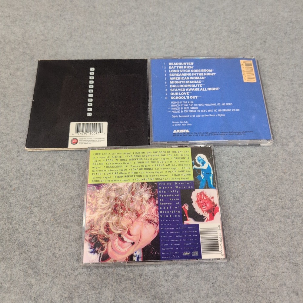 Hard Rock CD Lot Chickenfoot Krokus Stayed Awake All Night Sammy Hagar Best Of - Picture 2 of 2